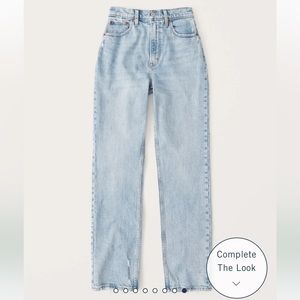 A&F Curve Love 90s Ultra High Rise Straight